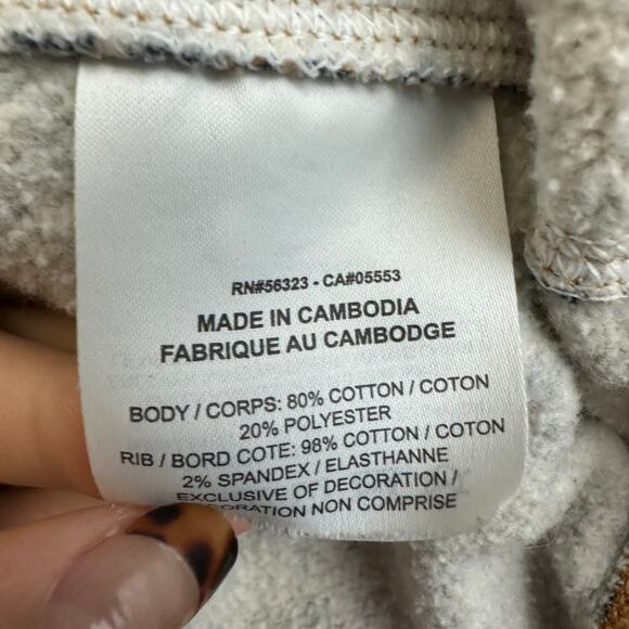 Nike Sportswear Leopard Print Crewneck Sweater Center Logo Small Pullover - Picture 7 of 7